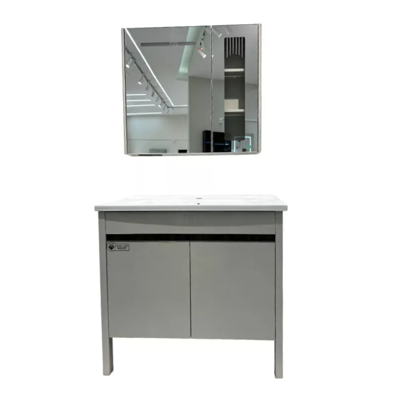Bàn trang điểm phòng tắm PVC đặt trên sàn