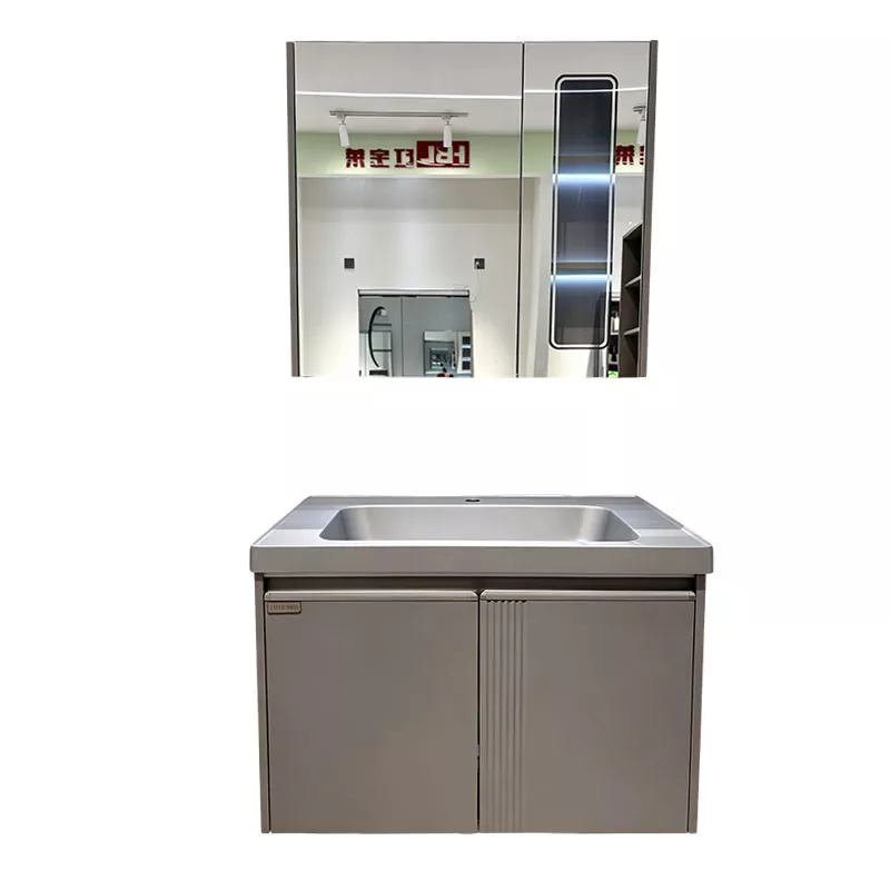 Bàn trang điểm phòng tắm PVC tối giản