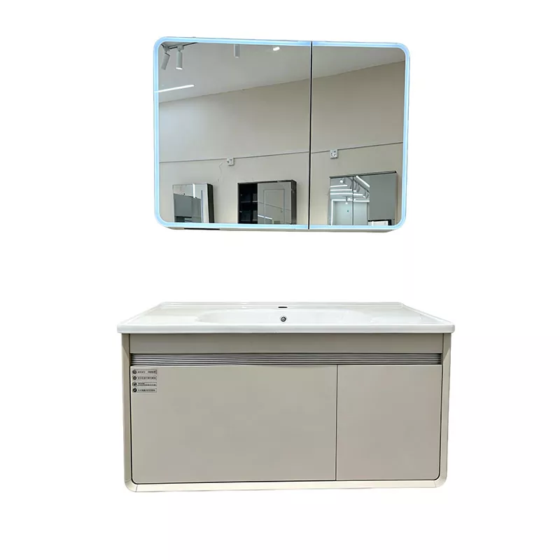Bàn trang điểm phòng tắm PVC tối giản hiện đại