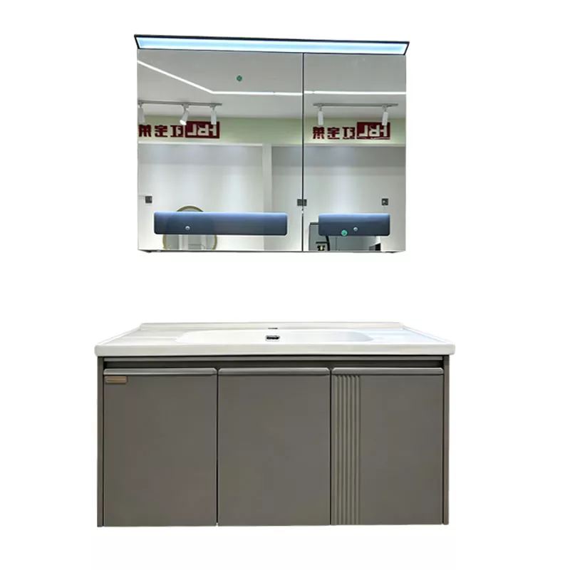Vanity phòng tắm PVC với lưu trữ