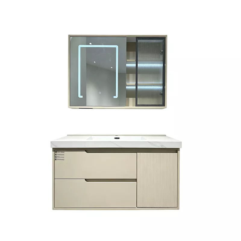 Bàn trang điểm phòng tắm PVC vân gỗ